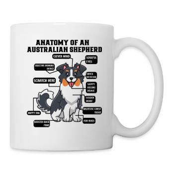 Australian Shepherd Aussie Dad Aussie Mom - Mug - white - Right