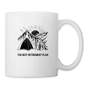 Wandern Rente Ruhestand - Tasse - Weiß - Rechts