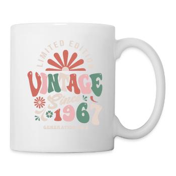 1967 Anniversary 1967 vintage - Mug - white - Right