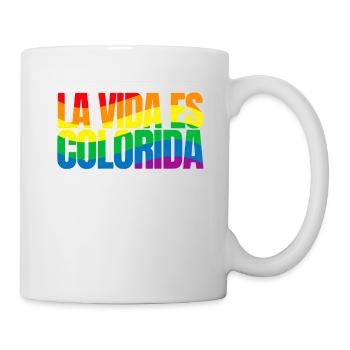 Love Is Colorful - Tasse - Weiß - Rechts