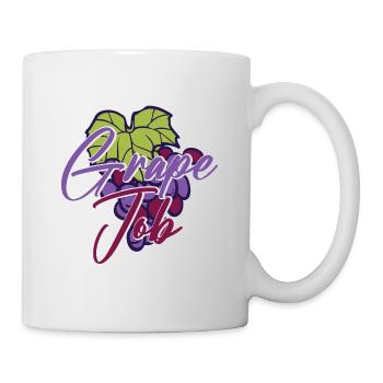 Winzer Wein Spruch für Weinliebhaber - Tasse - Weiß - Rechts