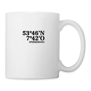 Spiekeroog - Tasse - Weiß - Rechts