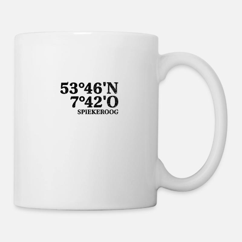 Spiekeroog - Tasse - Weiß