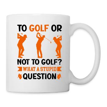 Golf Golfing - Mug blanc - blanc - Droite