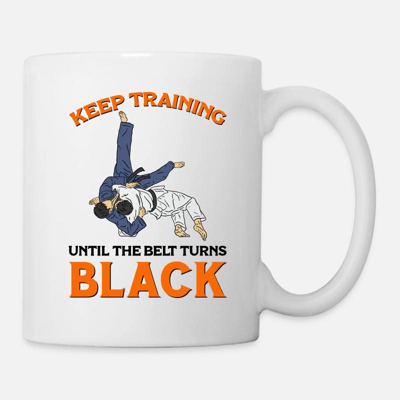 Jiu-Jitsu Brasilianisches Jiu-Jitsu Kampfsport - Tasse - Weiß