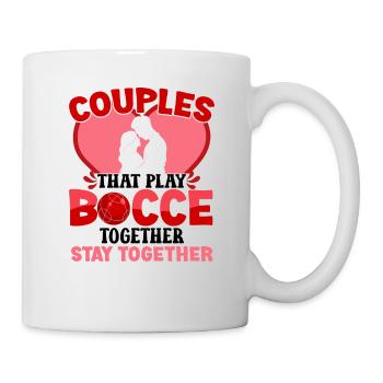Boccia Spieler Boccia Spiel Boule - Tasse - Weiß - Rechts