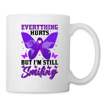 Lupus Bewusstseins Monat - Tasse - Weiß - Rechts