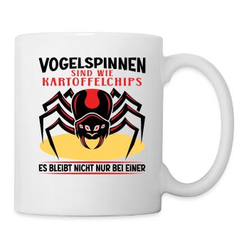 Vogelspinne Spinnen Spinnensammler Haustier - Tasse - Weiß - Rechts