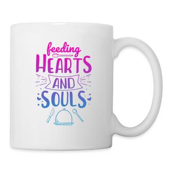 Cooking Cooking Feeding Hearts And Souls - Mug - white - Right