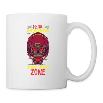 Funny Horror Football Fan Horror Obsessed - Mug - white - Right