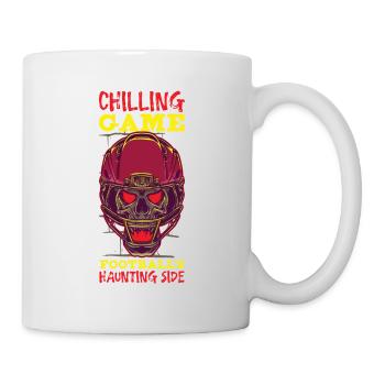 Funny Horror Football Fan Horror Obsessed - Mug - white - Right