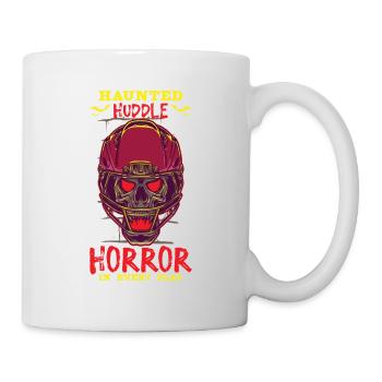 Funny Horror Football Fan Horror Obsessed - Mug - white - Right