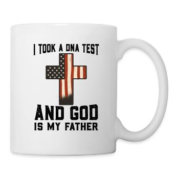God Christ Christian Saying - Mug - white - Right