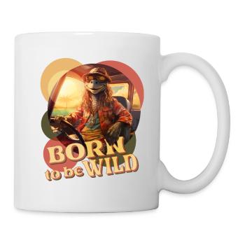 . Adventurous Hippie Iguana - Mug - white - Right
