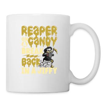 Lustiger Sensenmann-liebhaber Halloween Horror - Tasse - Weiß - Rechts