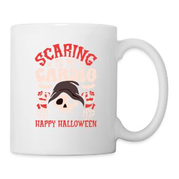 Funny Grim Reaper Lover Halloween Horror - Mug - white - Right