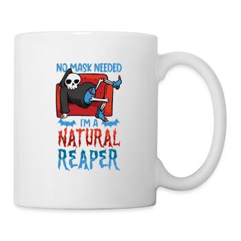 Funny Grim Reaper Lover Halloween Horror - Mug - white - Right