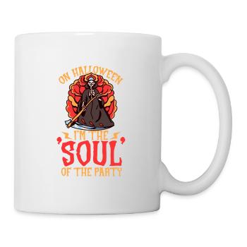 Lustiger Sensenmann-liebhaber Halloween Horror - Tasse - Weiß - Rechts