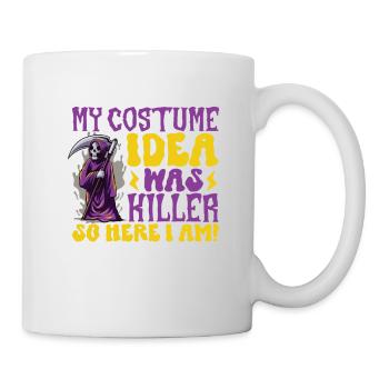 Funny Grim Reaper Lover Halloween Horror - Mug - white - Right