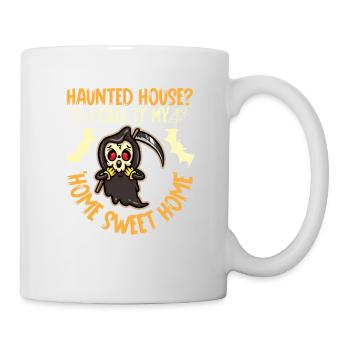 Lustiger Sensenmann-liebhaber Halloween Horror - Tasse - Weiß - Rechts
