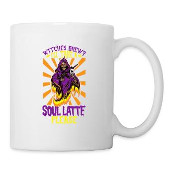 Lustiger Sensenmann-liebhaber Halloween Horror - Tasse - Weiß - Rechts