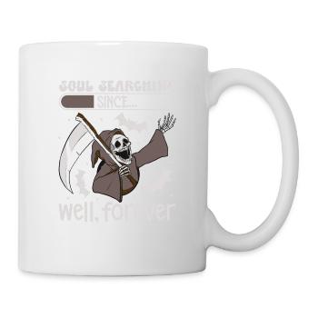 Funny Grim Reaper Lover Halloween Horror - Mug - white - Right