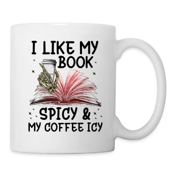Book Lover Book Reader Coffee Lover - Mug - white - Right