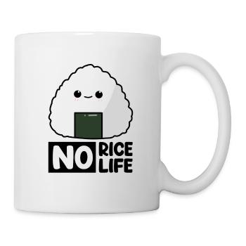No Rice No Life Funny Foodie - Mug - white - Right