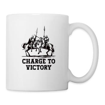 Armure médiévale de la Renaissance Knight Knight - Mug blanc - blanc - Droite