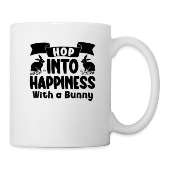 Hasenbesitzer Hasenliebhaber Hasenmutter Hase Papa - Tasse - Weiß - Rechts