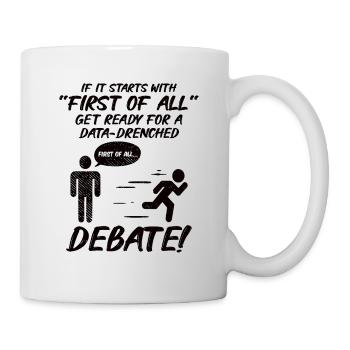 Debating Speech Debating Speaker Gift Idea - Mug - white - Right
