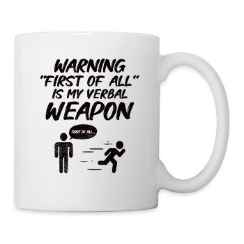 Debating Speech Debating Speaker Gift Idea - Mug - white - Right