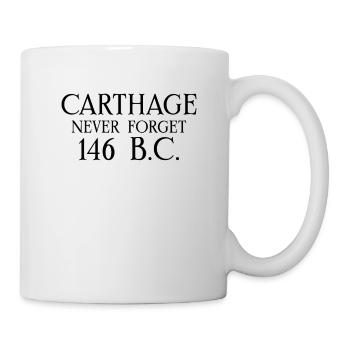 Karthago Punische Kriege Hannibal Barca Rom Gegen - Tasse - Weiß - Rechts