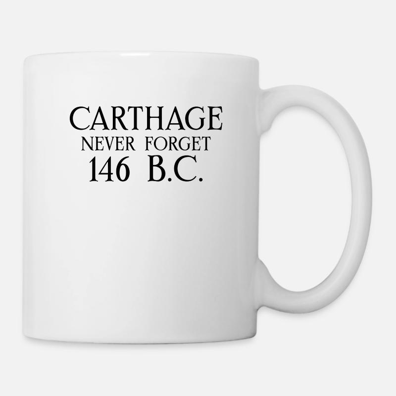 Carthage Punic Wars Hannibal Barca against Rome - Mug - white