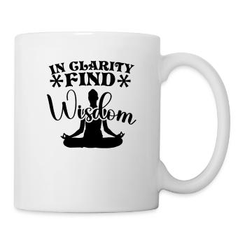 Yoga, Pleine conscience, Pratique, Méditation, Manifestation - Mug blanc - blanc - Droite