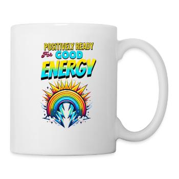 Positivity Rainbows Mindfulness Self-improvement - Mug - white - Right