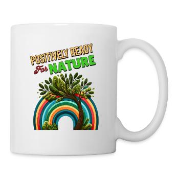 Positivity Rainbows Mindfulness Self-improvement - Tasse - Weiß - Rechts