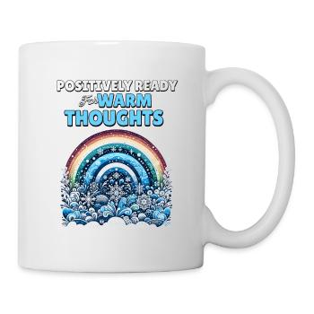 Positivity Rainbows Mindfulness Self-improvement - Tasse - Weiß - Rechts