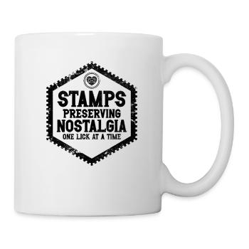 Philately Philatelist Stamp Collecting - Mug - white - Right