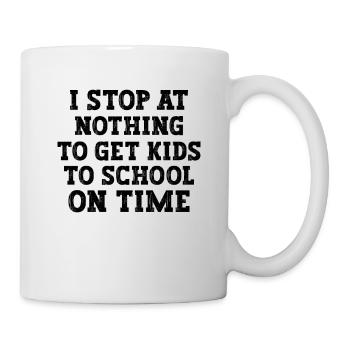 Funny School Bus Driver Appreciation anniversary - Tasse - Weiß - Rechts