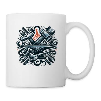 Blacksmith Metalworker Bladesmith Metal - Mug - white - Right