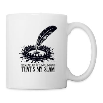 Poetry Slam Writer Poet Literature Slam Poetry Day - Mug - white - Right