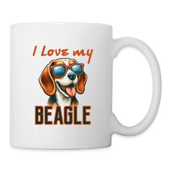 I Love my Beagle - Mug - white - Right