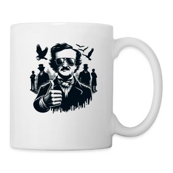 Edgar Allan Poe Fan, Classical Literature, - Mug - white - Right