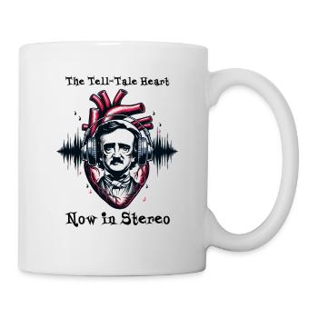 Edgar Allan Poe Fan, Classic Literature, - Mug - white - Right