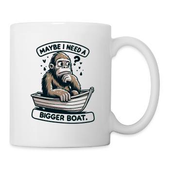 Boating Dad Boat Captain Pontoon Sailor Cruising - Tasse - Weiß - Rechts