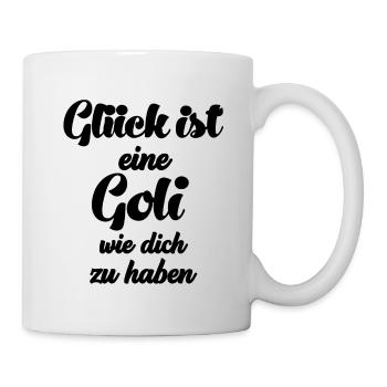 Glück ist es eine Goli wie dich zu haben Patentant - Tasse - Weiß - Rechts