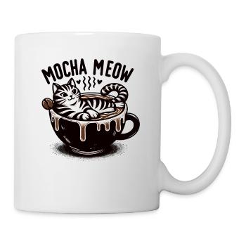 Pause-café amoureux des chats, amoureux du café chat mignon - Mug blanc - blanc - Droite