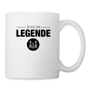 Ich bin eine Schachlegende. Schach-Fans - Tasse - Weiß - Rechts