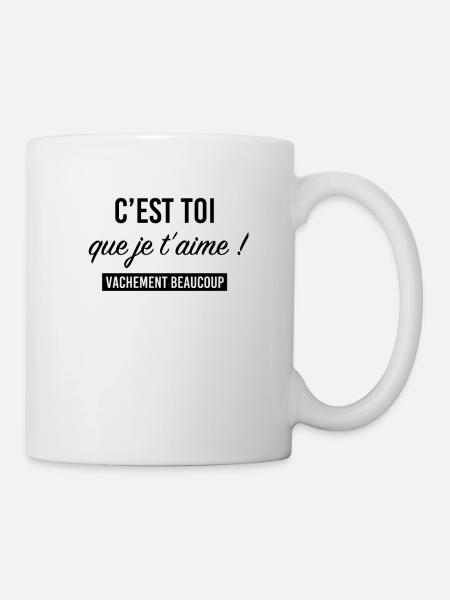 Ich liebe dich. Idee zum Valentinstag - Tasse - Weiß